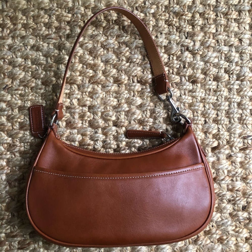 New: Coach Vintage y2k Hampton Demi Hobo. British Tan. 7593